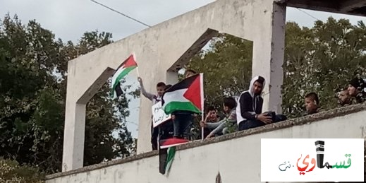 مشاركة واسعة بمسيرة العودة الى الطنطور على أراضي جديدة المكر